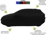 Capa Automotiva Premium para Renault Kwid: Proteção e Estilo em Tecido Helanca Lycra (Preto) - imagem 5