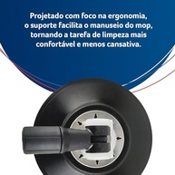 Perfect Pro Cabo Mop Inox 1,6m com 2 Águas - Ergonômico e Durável - imagem 4
