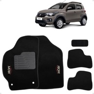 Tapete Automotivo Fiat Mobi 2016-2022: Proteção e Estilo com Carpete Bordado Premium - imagem 2