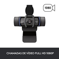 Webcam Full HD Logitech C920s com Microfone Embutido e Proteção de Privacidade para Chamadas e Gravações em Video Widescreen 1080p - Compatível com Logitech Capture - imagem 3