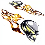 e-protecao-unico-adesivo-estilo-chamas-moto-duradoura-caveira-a-em-a