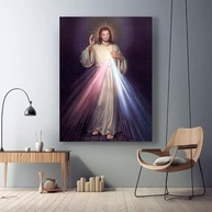Quadro Decorativo em Canvas com Imagem de Jesus Cristo - 60x40cm | Decore com Fé e Estilo - imagem 4