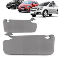 Quebra Sol Chevrolet Onix e Montana (2012-2021) - Cinza com Bolsa - Lado Passageiro - imagem 2