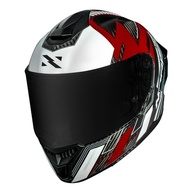 Capacete Norisk Carbon R Team Preto Vermelho e Branco - Segurança e Estilo para Você! - imagem 4