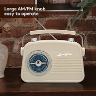 Rádio Portátil Byron Statics: Estilo Vintage AM/FM com Som Claro e Recepção Impecável - imagem 5