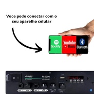 Receiver Orion RC 5000 Bluetooth 300W: Som Potente e Conectividade Total para Sua Casa - imagem 5