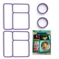Pacote com 4 Gaxetas de Vedação para OmieBox – Tampa e Recipiente – Silicone Seguro Alimentar - imagem 1