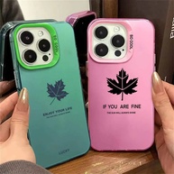 Capinha Redmi e Xiaomi: Folhas Coloridas Lucky Leaf - imagem 2