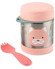 Pote Térmico Skip Hop com Talher e Estampa de Gatinha - Ideal para Refeições Práticas e Divertidas - imagem 3