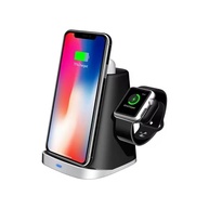 Carregador Sem Fio 3 em 1: Celular, Relógio e Fone - imagem 4