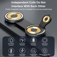 Carregador 3 em 1 Sem Fio: Celular, Relógio e Fone - imagem 4