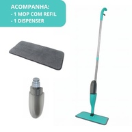 Mop Spray Limpa e Seca com Reservatório Recarregável e Refil de Microfibra – Base Flat 360° para Pisos Frios, Laminados e Porcelanatos - imagem 5