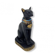 Imagem da Deusa Egípcia Bastet em Resina 9 cm - Decore com Simbolismo e Estilo - imagem 1