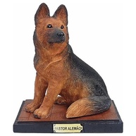 Estátua de Cachorro Pastor Alemão em Resina - Decoração Elegante e Durável - imagem 2