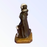 Imagem de São Peregrino em Resina 7 cm - Escultura Católica Detalhada e Resistente - imagem 3