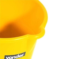 Balde Extraforte 12L Amarelo - Resistente e Versátil para Obras e Casa - imagem 3