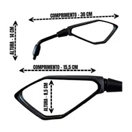 Retrovisor Mini Z400: Estilo e Segurança para Sua Honda ou Yamaha - imagem 4