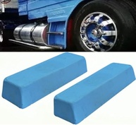 Kit 2 Pedras Azul para Polimento de Rodas de Caminhão e Tanque (1300gr) - imagem 2