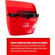Kit Limpeza Completo com Vassoura Varre Muito, Varre Fácil, Rodo 30cm e Pá Caçamba - Condor - imagem 3