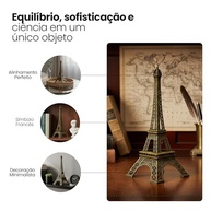 Miniatura Torre Eiffel 25 cm em Metal Dourado - Decoração Elegante e Romântica para Casa e Escritório - imagem 3