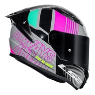 Capacete Feminino LS2 FF810 Vigo Shift Cinza Rosa: Estilo, Segurança e Conforto para Sua Moto - imagem 3