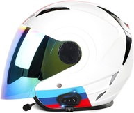 Capacete Moto Bluetooth Rosto Aberto CC16 - Conforto e Segurança para Motocross e Racing - imagem 1
