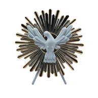 Adorno Pedestal Divino Espírito Santo - Decoração Sagrada para Mesa e Parede 10 cm - imagem 4