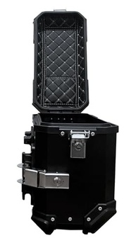 Bau Lateral Para Motos 36L Alumínio Preto (Par) - Segurança e Estilo na Sua Jornada - imagem 5