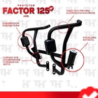 Protetor de Carenagem e Motor Dianteiro Factor 125 (Até 2015) - Segurança e Estilo - imagem 3