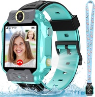Smartwatch 4G Infantil: Rastreador GPS, Chamada de Vídeo e Segurança Completa (Ciano) - imagem 1