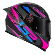 Capacete LS2 FF358 Pro Modok Preto e Rosa: Segurança e Estilo para Sua Pilotagem - imagem 3