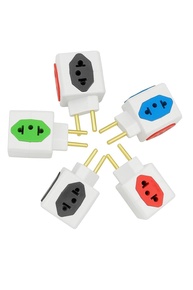 Kit Adaptador Benjamim Cubo 4 Entradas: Multiplique suas Tomadas com Segurança e Estilo! - imagem 1