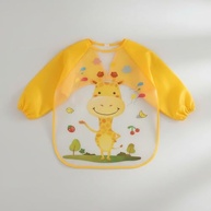 Babador de Bebê com Manga Longa Estampado Impermeável - Segurança e Estilo na Alimentação - imagem 5