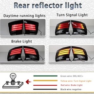 Refletores de LED Traseiros para Toyota Cruiser 2024-2025: Segurança e Estilo Aprimorados - imagem 3