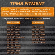Sensor de Pressão de Pneu Pré-Programado para Toyota e Lexus: Segurança e Performance Garantidas - imagem 3