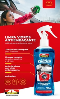 Proauto Limpa Vidros Antiembaçante 200ml: Visibilidade Clara e Segurança na Estrada - imagem 4