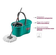 Noviça Mop Fit 8L com Microfibra - Limpeza Sem Contato, Base Articulada e Design Compacto - imagem 4