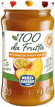 Geleia ITALIANA Pêssego e Maracujá MENZ & GASSER 240g Sem Açúcar Adicionado 240g - 2 Unidades 100% Fruta - imagem 4
