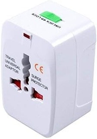Adaptador de Tomada Universal 150 Países: Viagem Sem Limites e Proteção Bivolt - imagem 1