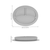 Prato Infantil com Sucção TOPINCN - Silicone Seguro e Divertido para Refeições sem Bagunça - imagem 4