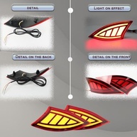 Kit Luz de Neblina Sequencial para Lexus IS (2014-2020) - Freio e DRL em LED Vermelho - imagem 5
