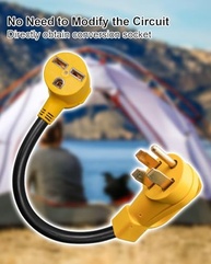Adaptador de Energia 14-50P para 6-30R: Conexão Segura para seu Gerador Marítimo e RV - imagem 5