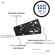 Suporte Premium para Placa Mercosul: Segurança e Estilo para Seu Carro - imagem 3