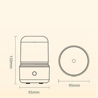 Difusor de Aromas com Luz de Vela 120ml – Umidificador Silencioso e Relaxante para Quarto e Sala - imagem 3