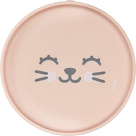 Pratinho em Silicone com Ventosa Gumy Pêssego - Seguro, Higiênico e Prático para Bebês - imagem 1