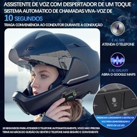 Comunicador Bluetooth 5.3 para Capacete de Moto: Som Imersivo e Conectividade Inteligente - imagem 5