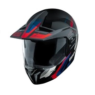 Capacete Moto Enduro Bieffe 3 Sport Horizon Preto/Vermelho - Segurança e Estilo para Sua Aventura - imagem 3