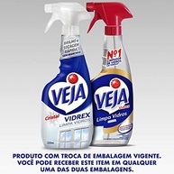 Veja Limpa Vidros Spray Vidrex Cristal 500ml - Brilho Profundo e Limpeza Impecável - imagem 3