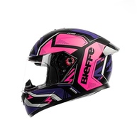 Capacete Moto Bieffe B-12 Phanton Preto Fosco e Rosa: Segurança e Estilo para Sua Pilotagem - imagem 2