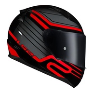 Capacete LS2 FF353 Circuit Preto e Vermelho: Segurança e Estilo para Sua Pilotagem - imagem 2